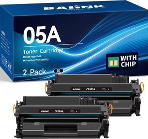 05A CE505A Toner Cartridge Replacement for HP 05A Toner Cartridge Black Compatible for HP Laserjet Pro P2035 P2035N 2035N P2055DN 2055DN P2030 P2050 P2055D P2055X 2055D 2055X (2 Black)