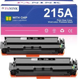Compatible 215A Black Toner Cartridges with Latest Chip, Replacement for HP 215A W2310A Black Toner Cartridges,Work with HP Color Pro MFP M182nw M183fw M182 M183 M155 Printer(2 Black)