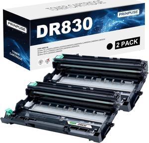 DR830 Drum Unit Compatible for Brother DR830 DR-830 Drum Unit for Brother Printer HL-L2400D HL-L2405W HL-L2460DW HL-L2465DW HL-L2480DW DCP-L2640DW MFC-L2820DW, 2 Pack