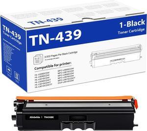 TN439BK High Yield Replacement for Brother TN439 Black Toner Compatible with Brother HL-L8360CDW HL-L9310CDW MFC-L8900CDW MFC-L8610CDW MFC-L9570CDW, Brother TN-439BK 1-Pack 9,500 Pages