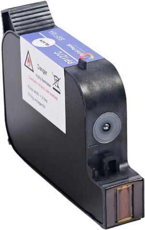 45ml Handheld Inkjet Printer Cartridge Replacement for 1-inch/25.4mm Models (2588 Series), Quick Dry, Water Resistant, Vibrant Color (Black)