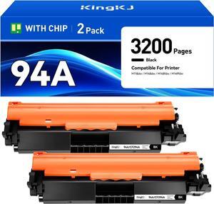 94A CF294A Toner Cartridge Black 2-Pack with Chip Replacement for HP 94A 94X CF294X Compatible for Laserjet Pro MFP M148dw M148fdw M149fdw M118dw M148 M149 M118 Series Printer Ink Drum Unit All-in-One