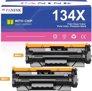 134X Black Toner Cartridge Replacement for HP 134X W1340X 134A W1340A Toner Cartridge Compatible with HP M209dw MFP M234dw M234sdw M234sdn Printer (with Chip,2 Black)