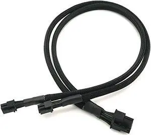 TeamProfitcom Dual Mini 6 Pin to 8 Pin PCI Express Video Card Power Adapter Braided Sleeved Cable for Mac Pro Tower/Power Mac G5 15-inches TeamProfitcom Dual Mini 6 Pin to 8 Pin PCI Express Video Card Power Adapter Braided Sleeved Cable for Mac Pro Tower/Power Mac G5 15-inches