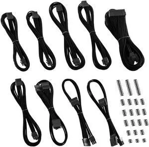 CableMod RT-Series Classic ModMesh Sleeved Cable Kit for ASUS/Seasonic/Phanteks Revolt (Black) CableMod RT-Series Classic ModMesh Sleeved Cable Kit for ASUS/Seasonic/Phanteks Revolt (Black)