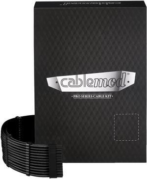 CableMod C-Series Pro ModMesh Sleeved Cable Kit for Corsair RM Black Label/RMi/RMX (Black)