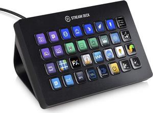 Elgato Stream Deck XL - Advanced Stream Control with 32 customizable LCD keys, for Windows 10 and macOS 10.13 or later