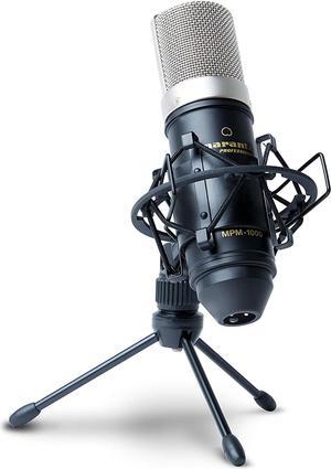 Marantz Pro MPM1000 - Studio Recording Condenser Microphone with Shockmount, Desktop Stand and Cable – Perfect for Podcasting and Voiceover Projects