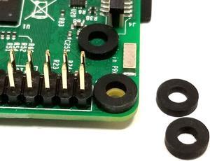 (100) Tiny Electronics Rubber Washers - for use with Various Circuit Boards and Raspberry Pi