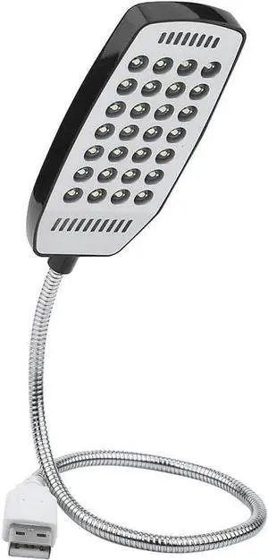 USB Reading Lamp, 5V Flexible Gooseneck Mini USB 28 LED Portable Reading Light Computer Lamp with Switch for Laptop Desktop PC and Computer Keyboard