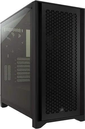 Corsair 4000D Airflow Tempered Glass Mid-Tower ATX PC Case - Black