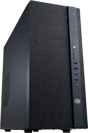 N400 NSE-400-KKN2 Mid-Tower Fully Meshed Front Panel Computer Case (Midnight Black)