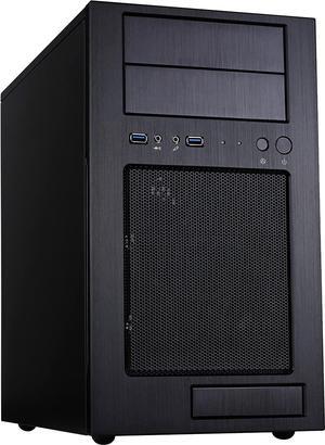 Silverstone Tek Micro-ATX Mini-DTX, Mini-Itx Mid Tower Computer Case with Aluminum Front Panel and Steel Body TJ08B-E-USA