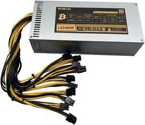 VELIHOME Mining Power Supply 1600/1800/2000W Miner Mining for ETH Rig Ethereum Miner Machine S9 S7 L3+ Plus -
