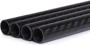 Alphacool Carbon HardTube 13mm 4x 80cm (18657)