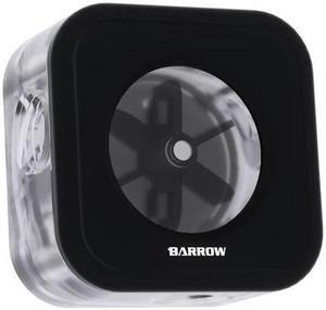 Barrow G1/4" RGB Flow Meter V2 - Clear/Black (SLFV2-RGB)