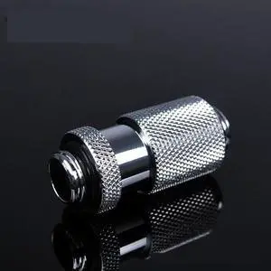 Barrow G1/4" 25mm Male to Male Extension Fitting with Micro Adjustment - Silver (THDJ25-V1-Silver) Barrow G1/4" 25mm Male to Male Extension Fitting with Micro Adjustment - Silver (THDJ25-V1-Silver)