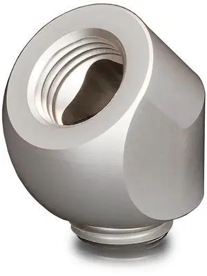 Thermal Grizzly DeltaMate Rotary Fitting - 45° - Matt Nickel (TG-DM-FIT-0215) Thermal Grizzly DeltaMate Rotary Fitting - 45° - Matt Nickel (TG-DM-FIT-0215)