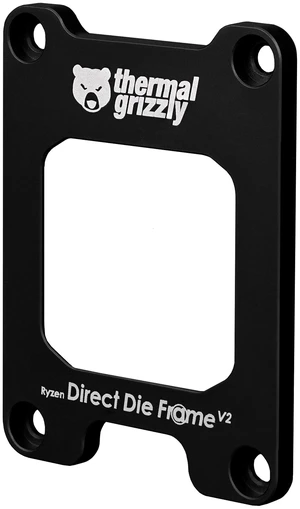 Thermal Grizzly Ryzen 7000 Direct Die Frame V2, Aluminum, Black (TG-DDF-R7000-V2) Thermal Grizzly Ryzen 7000 Direct Die Frame V2, Aluminum, Black (TG-DDF-R7000-V2)