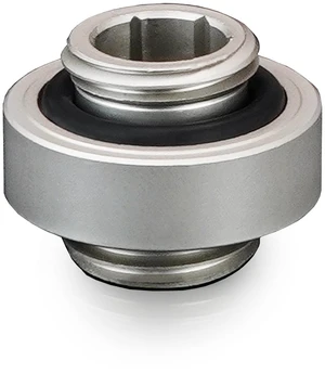 Thermal Grizzly DeltaMate 7mm Male to Male Extender Fitting - MM7R - Matte Nickel, G1/4, Brass (TG-DM-FIT-0211) Thermal Grizzly DeltaMate 7mm Male to Male Extender Fitting - MM7R - Matte Nickel, G1/4, Brass (TG-DM-FIT-0211)