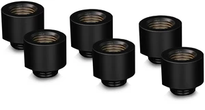 Thermal Grizzly DeltaMate 14mm Male to Female Extender Fitting - MF14 - Black - 6 Pack, G1/4, Brass (TG-DM-FIT-6007) Thermal Grizzly DeltaMate 14mm Male to Female Extender Fitting - MF14 - Black - 6 Pack, G1/4, Brass (TG-DM-FIT-6007)