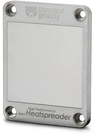 Thermal Grizzly AM5 High Performance Heatspreader, Nickel Plated Copper, Silver (TG-HPHS-AM5) Thermal Grizzly AM5 High Performance Heatspreader, Nickel Plated Copper, Silver (TG-HPHS-AM5)