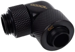 Alphacool Eiszapfen 3/8" ID x 1/2" OD G1/4 90° Rotatable Compression Fitting - Black (17230) Alphacool Eiszapfen 3/8" ID x 1/2" OD G1/4 90° Rotatable Compression Fitting - Black (17230)