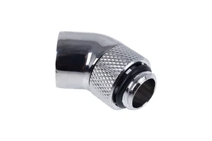 Alphacool Eiszapfen G1/4" 45 Degree Angled Rotatable Adapter Fitting - Chrome (17247) Alphacool Eiszapfen G1/4" 45 Degree Angled Rotatable Adapter Fitting - Chrome (17247)
