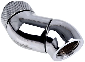 Alphacool Eiszapfen G1/4" Dual Rotary 45° Adapter Fitting - Chrome (17251) Alphacool Eiszapfen G1/4" Dual Rotary 45° Adapter Fitting - Chrome (17251)