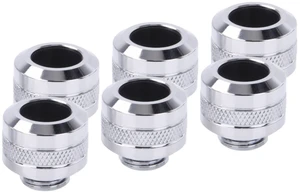 Alphacool Eiszapfen PRO 13mm HardTube Fitting G1/4 - Six Pack - Chrome (17474) Alphacool Eiszapfen PRO 13mm HardTube Fitting G1/4 - Six Pack - Chrome (17474)
