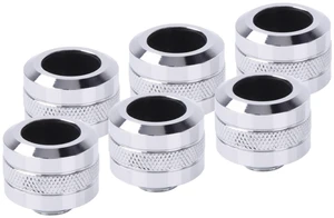 Alphacool Eiszapfen PRO HardTube G1/4" Fitting, 16mm OD, Chrome, 6-pack, Brass (17476) Alphacool Eiszapfen PRO HardTube G1/4" Fitting, 16mm OD, Chrome, 6-pack, Brass (17476)