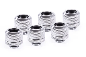 Alphacool Eiszapfen 14mm HardTube Compression Fitting G1/4 - Knurled - Chrome - Sixpack (17554) Alphacool Eiszapfen 14mm HardTube Compression Fitting G1/4 - Knurled - Chrome - Sixpack (17554)