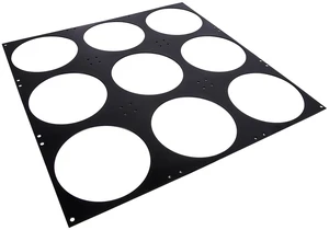 Alphacool SuperNova 1260 Fan Grill 9x140mm - Black, 140mm, Steel (26154) Alphacool SuperNova 1260 Fan Grill 9x140mm - Black, 140mm, Steel (26154)