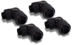 Alphacool Eiszapfen 13/10mm Compression Fitting 90° Rotary G1/4 - Black - Four Pack (17611) Alphacool Eiszapfen 13/10mm Compression Fitting 90° Rotary G1/4 - Black - Four Pack (17611)