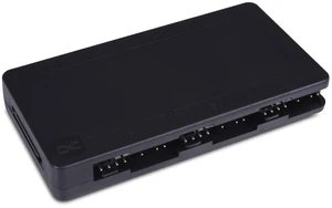 Alphacool Core 6x 4-Pin PWM/DRGB Splitter with SATA Power Connector, Black (25668) Alphacool Core 6x 4-Pin PWM/DRGB Splitter with SATA Power Connector, Black (25668)