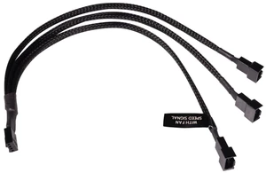 Alphacool Y-Splitter 4-Pin to 3x 4-Pin PWM Cable - 30cm - Black (18680) Alphacool Y-Splitter 4-Pin to 3x 4-Pin PWM Cable - 30cm - Black (18680)