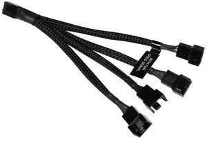 Alphacool Y-Splitter 4-Pin to 4x 4-Pin PWM Cable - 15cm - Black (18682) Alphacool Y-Splitter 4-Pin to 4x 4-Pin PWM Cable - 15cm - Black (18682)
