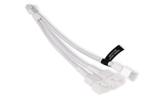 Alphacool Y-Splitter 4-Pin to 3x 4-Pin PWM Cable - 15cm - White (18725) Alphacool Y-Splitter 4-Pin to 3x 4-Pin PWM Cable - 15cm - White (18725)