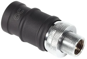 Alphacool ES Quick Release BLH1A PushIn Female IT with Bulkhead Fitting, Nickel Plated Brass (13881) Alphacool ES Quick Release BLH1A PushIn Female IT with Bulkhead Fitting, Nickel Plated Brass (13881)