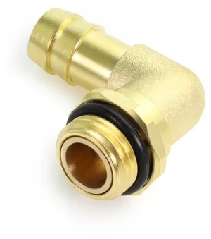 Alphacool ES G1/4 90° Rotatable Fitting with Barbed Fitting for TPV Tubes 12.7/7.6mm, Brass (14640) Alphacool ES G1/4 90° Rotatable Fitting with Barbed Fitting for TPV Tubes 12.7/7.6mm, Brass (14640)