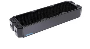 Alphacool NexXxoS UT60 Full Copper Dual-Flow 360mm Radiator, 120mm, G1/4, 60mm, Black (14390)