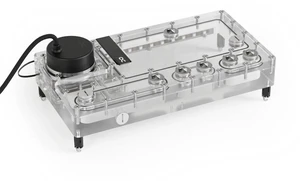 Alphacool Core Distro Plate 280 VPP/D5 - Right with VPP D5 Apex Pump Reservoir, G1/4, 360ml, Acrylic, Clear (14574) Alphacool Core Distro Plate 280 VPP/D5 - Right with VPP D5 Apex Pump Reservoir, G1/4, 360ml, Acrylic, Clear (14574)