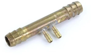 Alphacool ES 2xMCX Distributor for 12.7/7.6mm with Barbed Connection Brass Fitting (14645) Alphacool ES 2xMCX Distributor for 12.7/7.6mm with Barbed Connection Brass Fitting (14645)