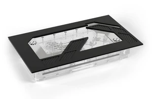 Alphacool Apex Distroplate Dark Base Pro 901 VPP/D5 - Black Reservoir, G1/4, 433ml, Acrylic (14660)