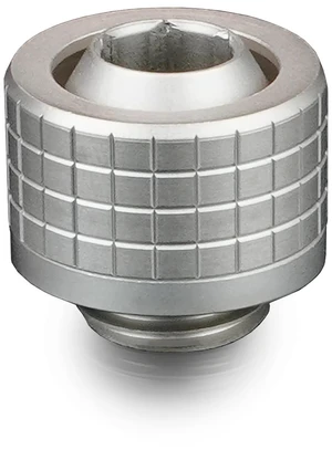 Thermal Grizzly DeltaMate 13/10mm SoftTube Compression Fitting - ST13 - Matte Nickel, G1/4, Brass (TG-DM-FIT-0217) Thermal Grizzly DeltaMate 13/10mm SoftTube Compression Fitting - ST13 - Matte Nickel, G1/4, Brass (TG-DM-FIT-0217)
