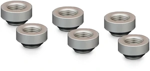 Thermal Grizzly DeltaMate 7mm Male to Female Extender Fitting - MF7 - Matte Nickel - 6 Pack, G1/4, Brass (TG-DM-FIT-6205) Thermal Grizzly DeltaMate 7mm Male to Female Extender Fitting - MF7 - Matte Nickel - 6 Pack, G1/4, Brass (TG-DM-FIT-6205)