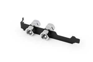 Alphacool ES PCIe Slot Bracket 2x G1/4 with Cable Passthrough (5100099) Alphacool ES PCIe Slot Bracket 2x G1/4 with Cable Passthrough (5100099)