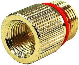 Phobya G1/4 to Eheim 1046/48 In- and 1250 Outlet Knurled Adaptor - Gold Plated (52102)