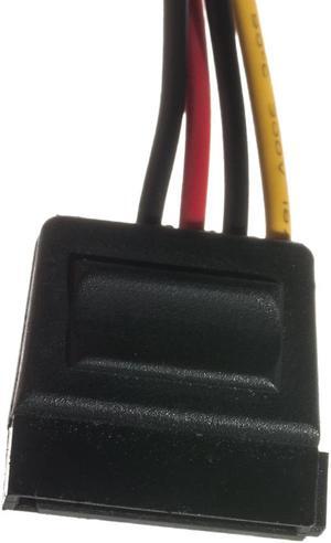 4-Pin Molex Peripheral Power Connector to SATA Power Adapter (4M-SATA-10)