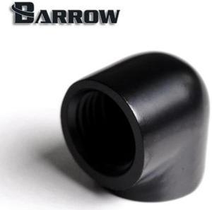 Barrow G1/4" 90 Degree Female to Female Angled Adaptor Fitting - Black (TDWT90SN-V2)